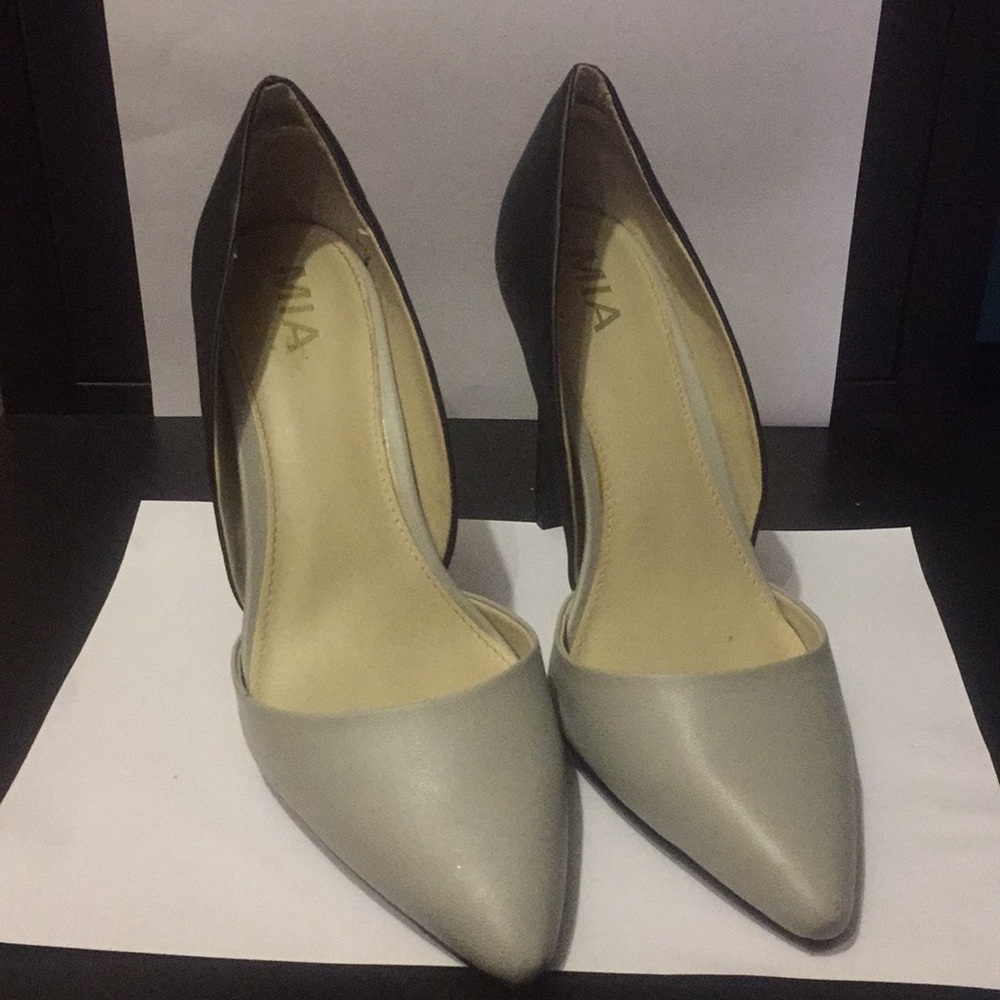 MIA Black and Grey Stilettos